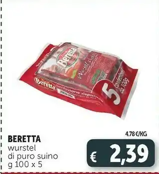 Deco Supermercati Wurstel di puro suino offerta