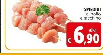 Deco Supermercati Spiedini di pollo e tacchino offerta