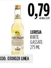 LURISIA BIBITE GASSATE 275 ML