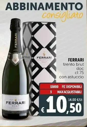 Deco Supermercati Trento brut doc con astuccio offerta