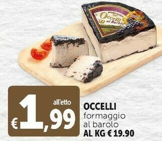 Deco Supermercati Occelli formaggio al barolo offerta