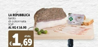 La repubblica lardo di colonnata igp