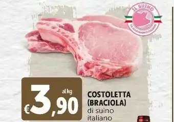 Deco Supermercati Costoletta di suino italiano offerta