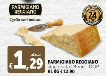 Deco Supermercati Parmigiano reggiano stagionato 24 mesi dop offerta