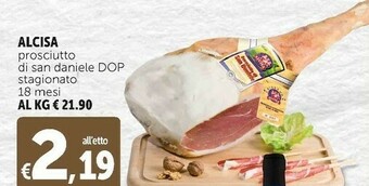 Deco Supermercati Prosciutto di san daniele dop stagionato 18 mesi offerta