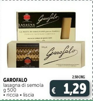 Deco Supermercati Lasagna riccia offerta