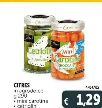 Cetriolini in agrodolce 290 g