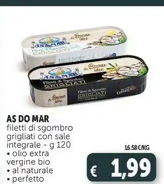 Deco Supermercati Filetti di sgombro grigliati con sale integrale offerta