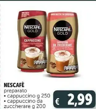 Deco Supermercati Nescafe preparato cappuccino offerta
