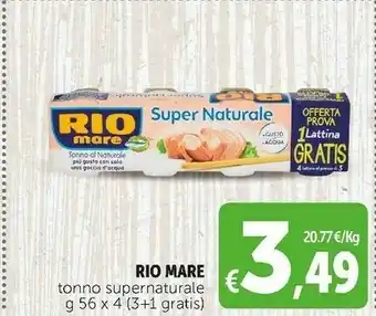 Deco Supermercati Il tonno al naturale super naturale 224 g(ml) offerta