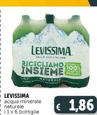 Deco Supermercati Acqua minerale naturale offerta