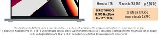 Unieuro Macbook pro 16'' 1tb offerta