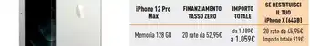 Unieuro Apple iphone 12 pro max 128gb offerta