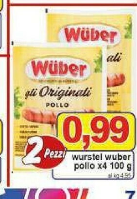 Wurstel di pollo