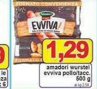 Pewex Wurstel di pollo offerta