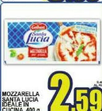 Sacoph Mozzarella offerta