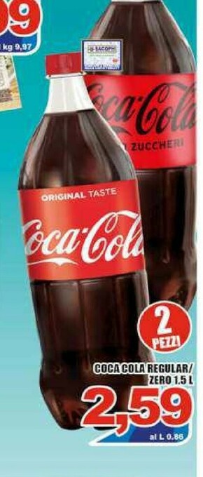 Sacoph Coca cola zero offerta