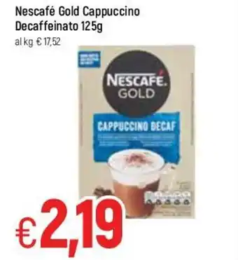 Famila Nescafé Gold Cappuccino Decaffeinato 125g offerta
