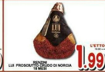 Sacoph Prosciutto crudo offerta