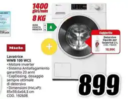MediaWorld Miele Lavatrice WWB 100 WCS offerta
