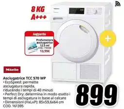 MediaWorld Miele Asciugatrice TCC 570 WP offerta