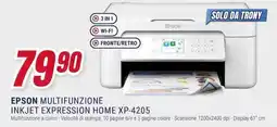 Trony EPSON MULTIFUNZIONE INKJET EXPRESSION HOME XP-4205 offerta