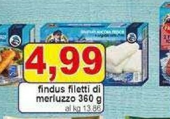 Pewex Filetti di merluzzo offerta