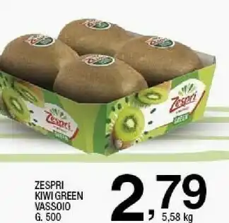 Kiwi green vassoio