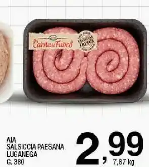 Sigma Salsiccia paesana luganega offerta