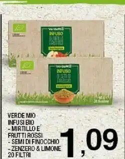 Sigma Infusi bio - mirtillo e frutti rossi offerta