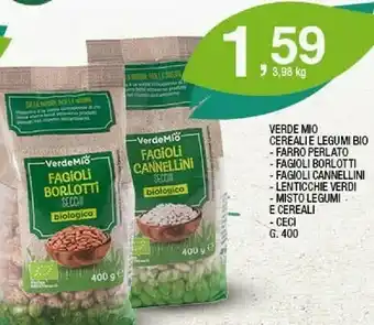Sigma Verde mio cereali e legumi bio offerta