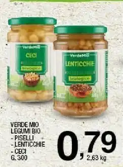 Sigma Verde mio legumi bio piselli offerta