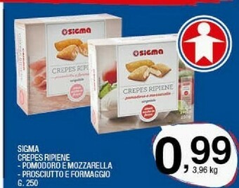 Sigma Sigma crepes ripiene - pomodoro e mozzarella offerta