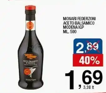 Sigma Aceto balsamico di modena igp 500 g(ml) offerta