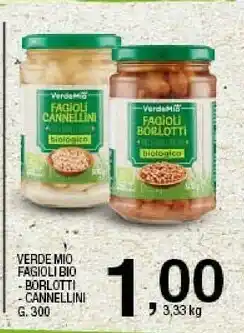 Sigma Verde mio fagioli bio offerta