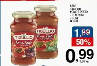 Sigma Tigullio pomo e pesto genovese offerta