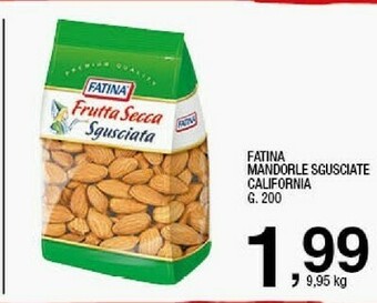 Sigma Mandorle sgusciate frutta secca sgusciata 200 g(ml) offerta