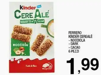 Sigma Kinder cereale offerta