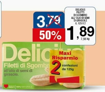 Sigma Filetti di sgombro all' olio di semi di girasole offerta