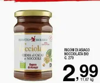 Sigma Nocciolata bio offerta