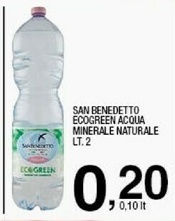 Sigma Ecogreen acqua minerale naturale offerta