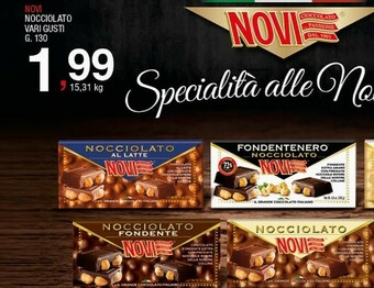 Sigma Nocciolato fondente 130 g(ml) offerta