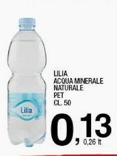 Sigma Acqua minerale naturale offerta