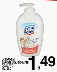 Sigma Sapone liquido mani delicato offerta