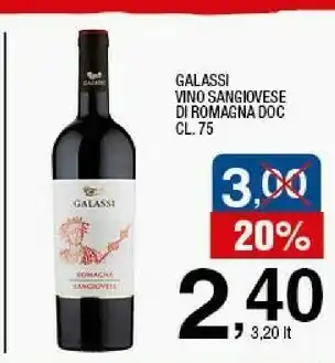 Sigma Vino sangiovese di romagna doc offerta