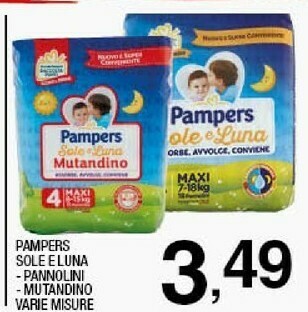 Sigma Sole e luna pannolini offerta