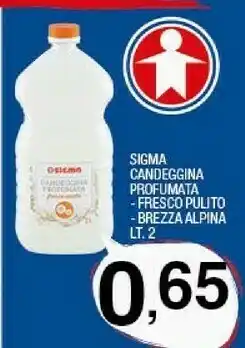 Sigma Sigma candeggina profumata fresco pulito offerta