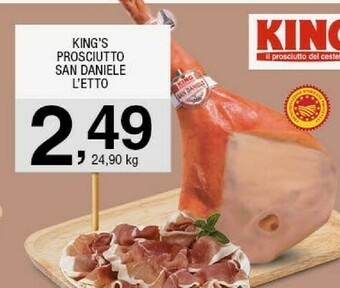 Sigma King's prosciutto san daniele offerta