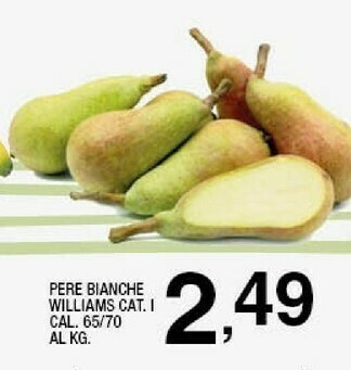 Sigma Pere bianche williams offerta