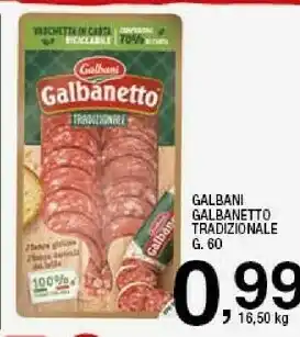 Sigma Galbanetto tradizionale offerta